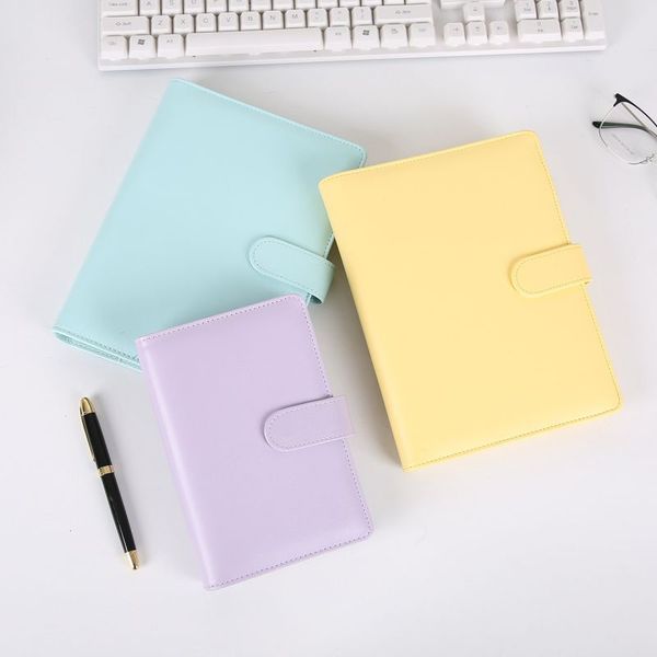 a6 macaron binder notebook colorful creative shell loose-leaf hand ledger diary stationery cover gifts office supplies 4 styles, Purple;pink
a6 macaron binder notebook colorful creative shell loose-leaf hand ledger diary stationery cover gifts office supplies 4 styles, Purple;pink