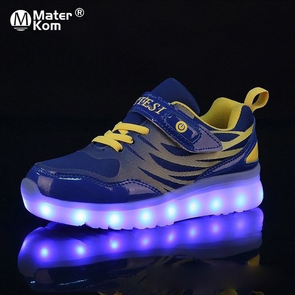 size 25-37 kids led sneaker boys shoes usb charging children shoes with light up luminous girls glowing sneakers school shoes 201130, Black
size 25-37 kids led sneaker boys shoes usb charging children shoes with light up luminous girls glowing sneakers school shoes 201130, Black