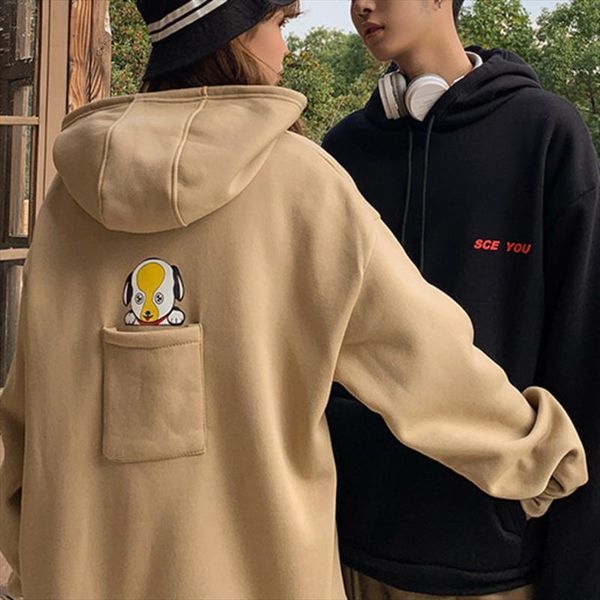 harajuku autumn casual vintage korean pullovers hoodies ulzzang women loose plus size cartoons pocket couple sweatshirts, Black
harajuku autumn casual vintage korean pullovers hoodies ulzzang women loose plus size cartoons pocket couple sweatshirts, Black