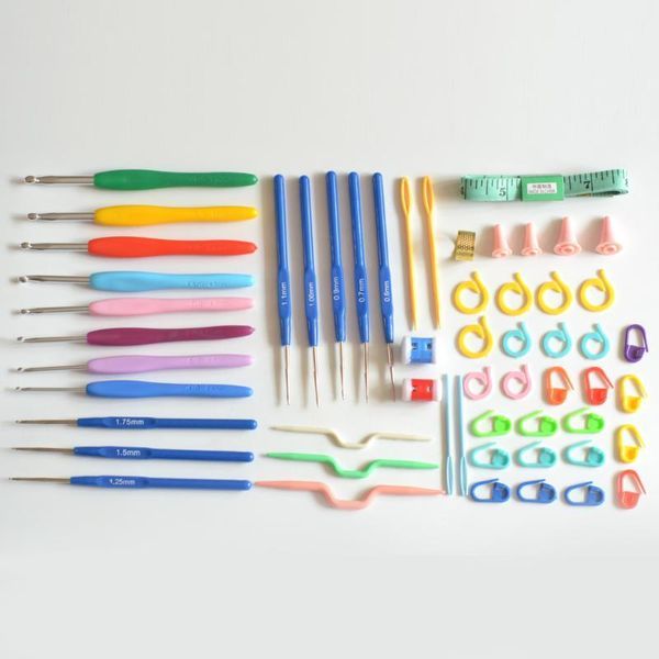 crochet hooks set 16 size soft handle crochet needles yarn weave knitting needles set with box1, Black
crochet hooks set 16 size soft handle crochet needles yarn weave knitting needles set with box1, Black