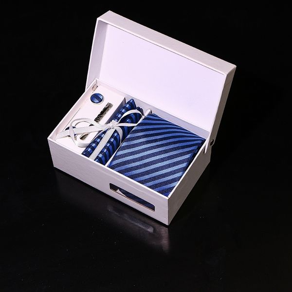 ptia 6pcs lot striped pattern new box paisley jacquard wovensilk necktie tie men's gz827900, Black;blue
ptia 6pcs lot striped pattern new box paisley jacquard wovensilk necktie tie men's gz827900, Black;blue