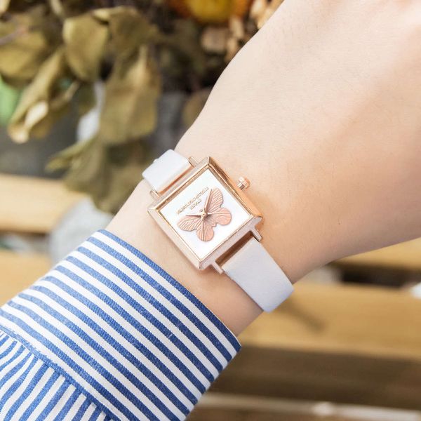 square fashion creative cool head butterfly ladies dial belt quartz watch quartz watc, Slivery;brown
square fashion creative cool head butterfly ladies dial belt quartz watch quartz watc, Slivery;brown