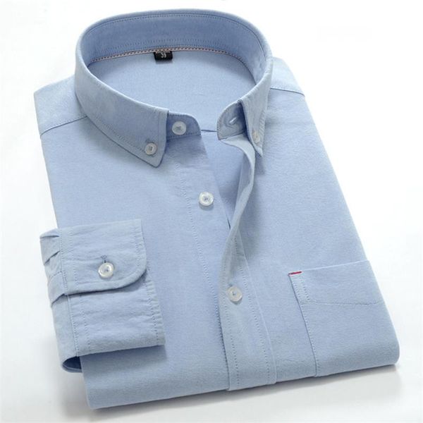 men's casual shirts solid 100% cotton oxford soft breathable no-fade button collar long sleeve slim fit men dress, White;black
men's casual shirts solid 100% cotton oxford soft breathable no-fade button collar long sleeve slim fit men dress, White;black