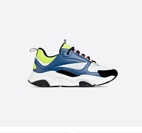new designer blue leather with yellow white technical mesh luxury sneakers mens womens comfortable casual shoes trainers party shoes for men, Black
new designer blue leather with yellow white technical mesh luxury sneakers mens womens comfortable casual shoes trainers party shoes for men, Black