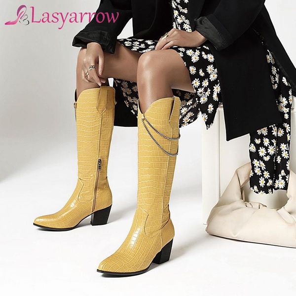 lasyarrow metal chain chunky block heels knee high boots size 34-48 western cowboy riding knight motorcycle punk gothic boots, Black
lasyarrow metal chain chunky block heels knee high boots size 34-48 western cowboy riding knight motorcycle punk gothic boots, Black