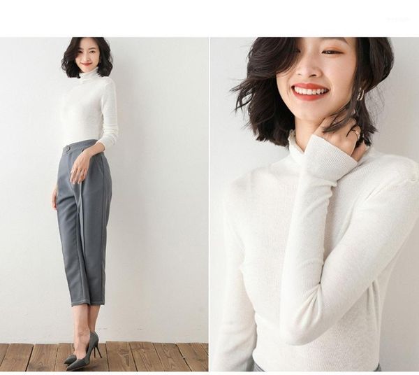 pile collar wool sweater for fall/winter new style solid color slim fit all-match high neck knitted bottoming shirt women1, White;black
pile collar wool sweater for fall/winter new style solid color slim fit all-match high neck knitted bottoming shirt women1, White;black