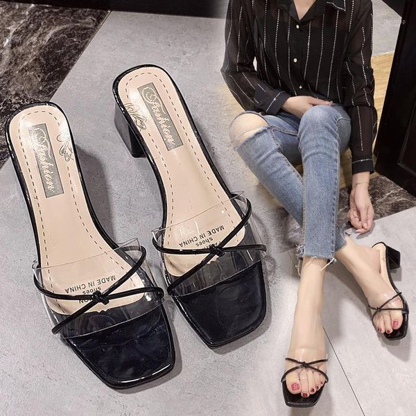 new women sandals pvc jelly crystal heel transparent women clear high heels summer sandals pumps1, Black
new women sandals pvc jelly crystal heel transparent women clear high heels summer sandals pumps1, Black