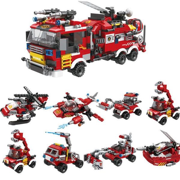2020 building blocks 8 in 1 city fire brigade diy small particle children's educational toys building blocks gift
2020 building blocks 8 in 1 city fire brigade diy small particle children's educational toys building blocks gift
