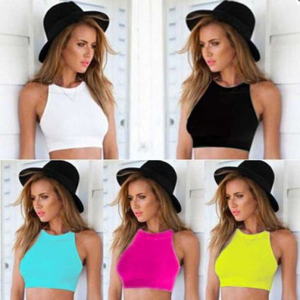 6 style newly casual women ladies summer cotton sleeveless o-neck short length solid tank size s l, White
6 style newly casual women ladies summer cotton sleeveless o-neck short length solid tank size s l, White