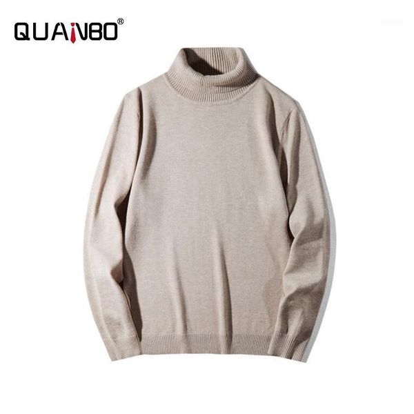 quanbo men turtleneck sweater 2020 new arrival autumn winter men's solid color loose fat casual knitting sweater1, White;black
quanbo men turtleneck sweater 2020 new arrival autumn winter men's solid color loose fat casual knitting sweater1, White;black