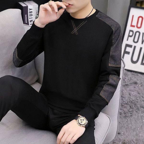 round t-shirt loose long-sleeved sweater men's new for autumn neck men's shirt base trendy 2020 clothes autumn men bhela
round t-shirt loose long-sleeved sweater men's new for autumn neck men's shirt base trendy 2020 clothes autumn men bhela