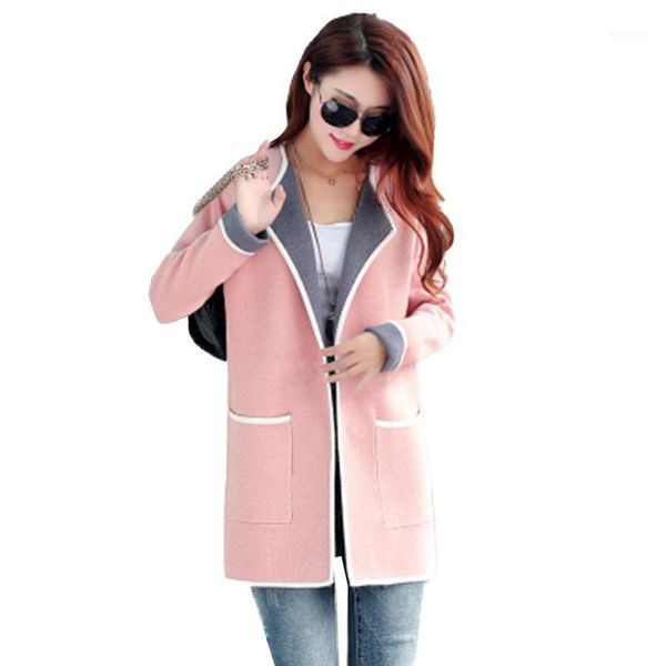 women's new spring large size knitwear jacket loose casual color matching sweater cardigan women autumn fashion knit jacket 4xl1, White
women's new spring large size knitwear jacket loose casual color matching sweater cardigan women autumn fashion knit jacket 4xl1, White
