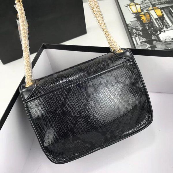2020 the new style fashion serpentine genuine cow leather women one shoulder bag crossbody bag 4 color 28cm
2020 the new style fashion serpentine genuine cow leather women one shoulder bag crossbody bag 4 color 28cm