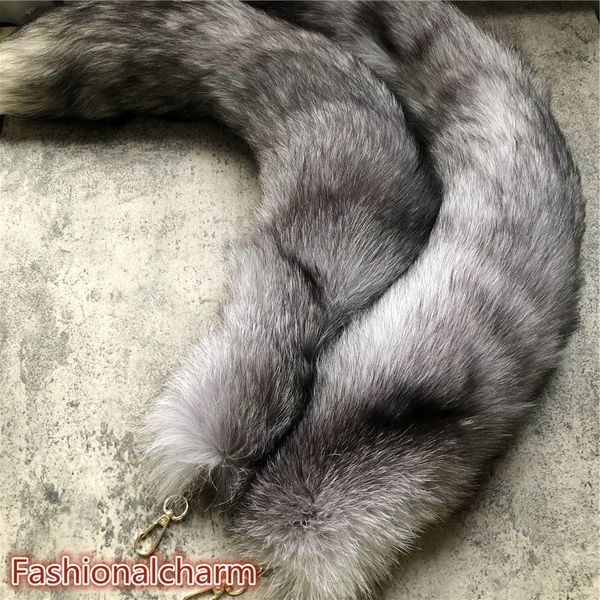 70cm/27.5"- long real fox fur tail keychain cosplay toys handbag keyring bag charm furry pendant tassels, Silver
70cm/27.5"- long real fox fur tail keychain cosplay toys handbag keyring bag charm furry pendant tassels, Silver