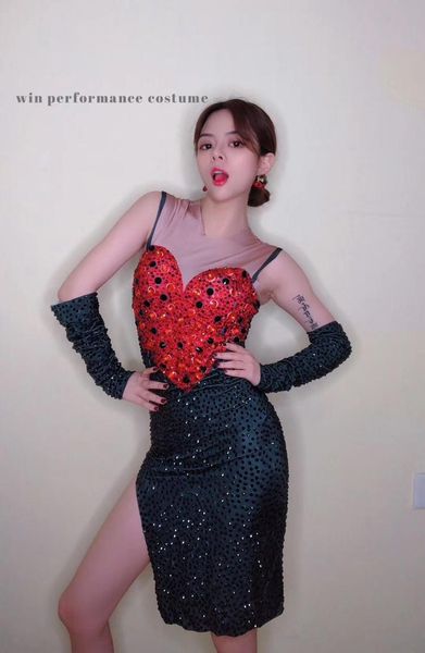 stage wear latin modern dance chacha tap jazz solos and duets musical drama costume singer host outfit model show, Black;red
stage wear latin modern dance chacha tap jazz solos and duets musical drama costume singer host outfit model show, Black;red