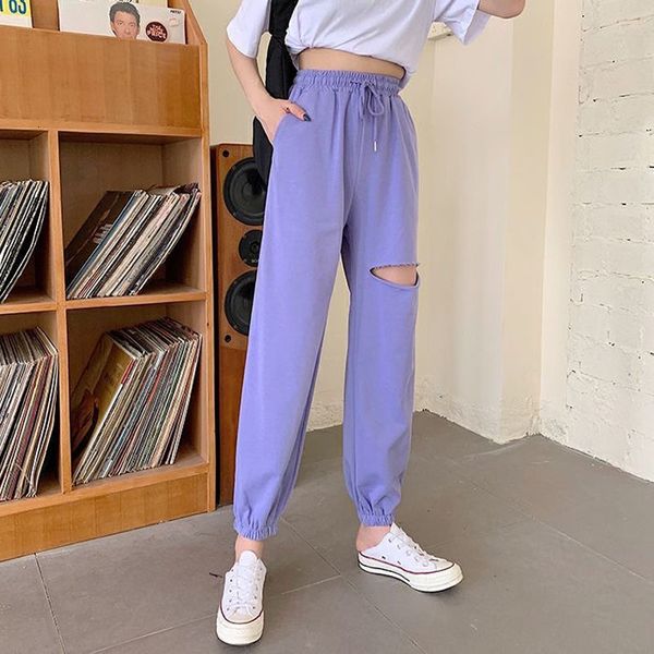 new fashion 2021 hole loose plus size female high jogger pants streetwear z8hh, Black;white
new fashion 2021 hole loose plus size female high jogger pants streetwear z8hh, Black;white