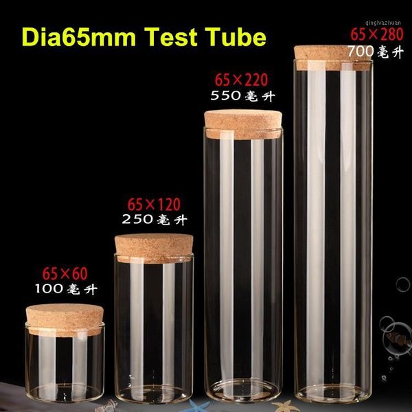 6 x dia65mm clear storage tank thickened glass bottle with cork lids for kitchen storage containers1
6 x dia65mm clear storage tank thickened glass bottle with cork lids for kitchen storage containers1