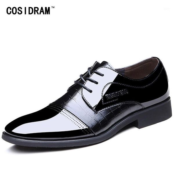 cosidram formal shoes for male luxury 2020 spring business wedding shoes pointed toe men dress pu leather oxfords brm-9391, Black
cosidram formal shoes for male luxury 2020 spring business wedding shoes pointed toe men dress pu leather oxfords brm-9391, Black