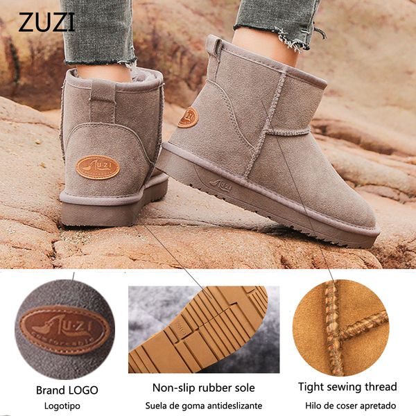 2022 women's snow boots cow leather fur women australia boots winter boots for women warm botas, Black
2022 women's snow boots cow leather fur women australia boots winter boots for women warm botas, Black
