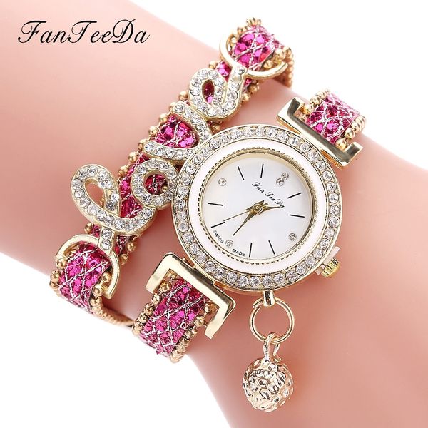 fanteeda brand women bracelet watches ladies love leather strap rhinestone quartz wrist watch luxury fashion quartz watch, Slivery;brown
fanteeda brand women bracelet watches ladies love leather strap rhinestone quartz wrist watch luxury fashion quartz watch, Slivery;brown