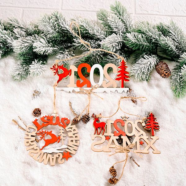 2021 new year elk wooden craft tree hang pendant xmas ornaments christmas decorations for home navidad
2021 new year elk wooden craft tree hang pendant xmas ornaments christmas decorations for home navidad