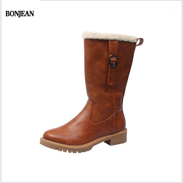 bonjean leather winter warm riding equestrian shoes women boots snow mid-calf plush fur velvet female rain booties woman1, Black
bonjean leather winter warm riding equestrian shoes women boots snow mid-calf plush fur velvet female rain booties woman1, Black