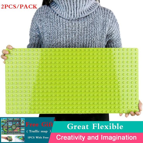 2pcs set big size base plate 3216 dots baseplates diy compatible duploed building blocks educational building toys for children qyllbr
2pcs set big size base plate 3216 dots baseplates diy compatible duploed building blocks educational building toys for children qyllbr