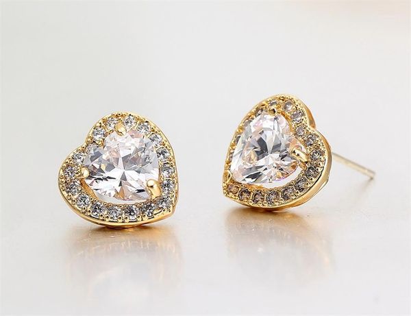 4 colors desinger white gold color peach heart zircon pave cz stud earrings for women luxury jewelry 2020 bijou femme1, Golden;silver
4 colors desinger white gold color peach heart zircon pave cz stud earrings for women luxury jewelry 2020 bijou femme1, Golden;silver