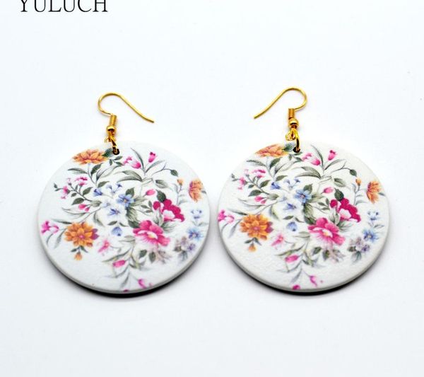 stud earrings yuluch 1 pair new design earring good quality wood print flower earrings latest round woman earring ms fashion11, Golden;silver
stud earrings yuluch 1 pair new design earring good quality wood print flower earrings latest round woman earring ms fashion11, Golden;silver