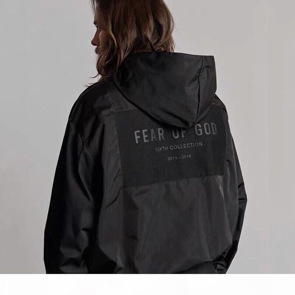 19ss fear of god fog 6th windbreaker hooded jackets men women casual street hip hop jacket simple black coat fashion sport outwear hfymjk222, Black;brown
19ss fear of god fog 6th windbreaker hooded jackets men women casual street hip hop jacket simple black coat fashion sport outwear hfymjk222, Black;brown