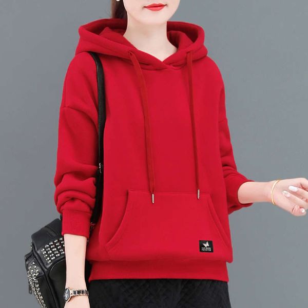 the new style of hoodie in winter, Black