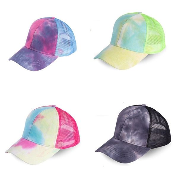 men women adjustable tie dye ponytail baseball cap designer ball hats snapbacks mesh visor patchwork hat outdoor sports sun hat h2308, Yellow
men women adjustable tie dye ponytail baseball cap designer ball hats snapbacks mesh visor patchwork hat outdoor sports sun hat h2308, Yellow