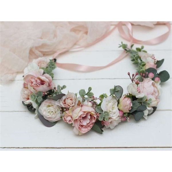 pink flowers crown festival headpiece women hair accessories headdress girl baby crown floral garland wedding floral headwear, Silver
pink flowers crown festival headpiece women hair accessories headdress girl baby crown floral garland wedding floral headwear, Silver