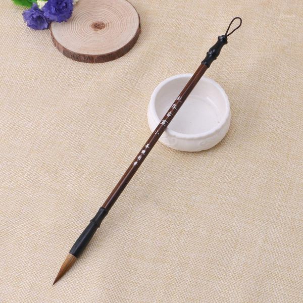 1pc chinese calligraphy brushes pen wolf hair writing brush wooden handle wxtb1, Black;red
1pc chinese calligraphy brushes pen wolf hair writing brush wooden handle wxtb1, Black;red