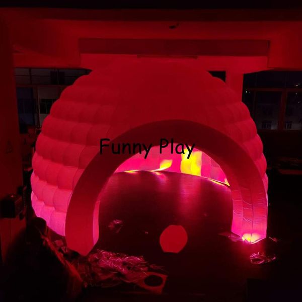 tents and shelters 5m white inflatable igloo tent with led lighting dome party air for event show
tents and shelters 5m white inflatable igloo tent with led lighting dome party air for event show