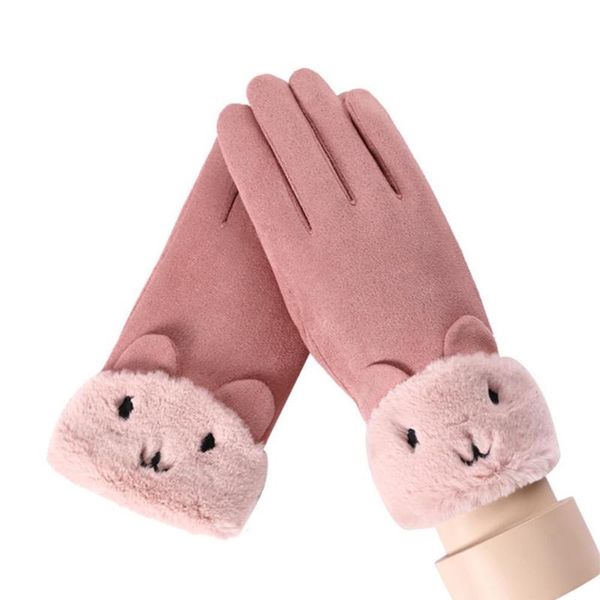 five fingers gloves sparsil women touch screen suede glove winter double layer furry mittens warm snowflake embroidery outdoor fashionable, Blue;gray
five fingers gloves sparsil women touch screen suede glove winter double layer furry mittens warm snowflake embroidery outdoor fashionable, Blue;gray