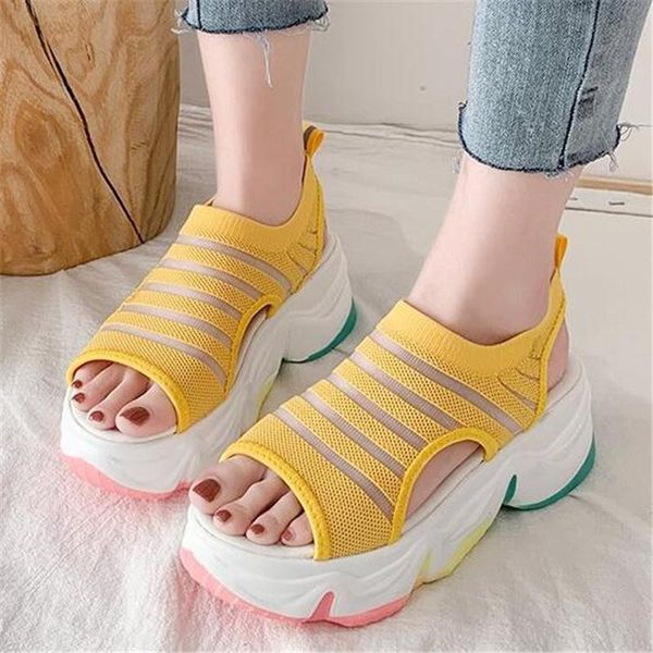 новые женщины клинья open toed сандалии летние смешанные цвета платформы сандалии дышащий комфорт ходьба девушка sandalias mujer, Black
новые женщины клинья open toed сандалии летние смешанные цвета платформы сандалии дышащий комфорт ходьба девушка sandalias mujer, Black