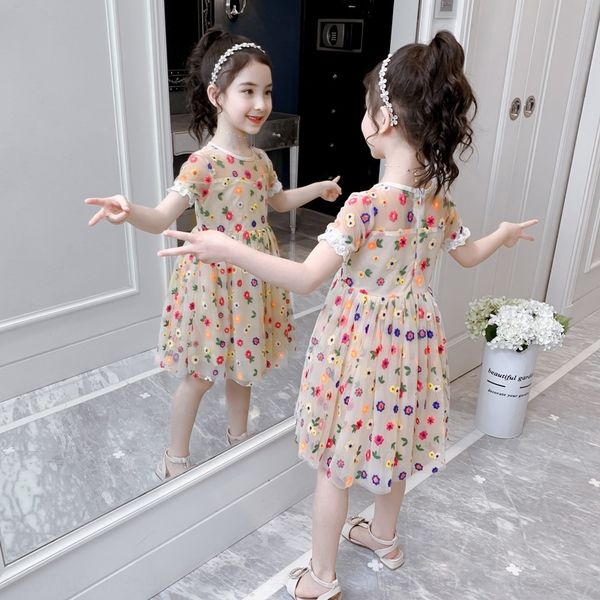 xnaa6 girl's summer 2020 new girl's western style floral style korean dress for dress mesh medium and large children hrdbc, Black;gray
xnaa6 girl's summer 2020 new girl's western style floral style korean dress for dress mesh medium and large children hrdbc, Black;gray