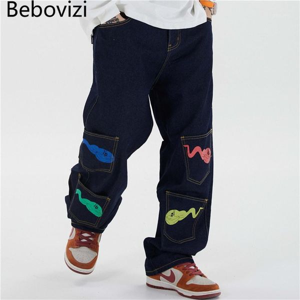 bebovizi hip hip tadpole print denim pants streetwear denim pants men harajuku multi-pocket trousers joggers cotton1, Blue
bebovizi hip hip tadpole print denim pants streetwear denim pants men harajuku multi-pocket trousers joggers cotton1, Blue
