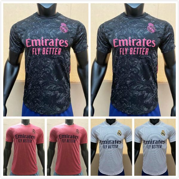 20 21 player version camiseta real madrid soccer jerseys home away 2021 soccer shirt hazard benzema kroos customized football uniform, Black
20 21 player version camiseta real madrid soccer jerseys home away 2021 soccer shirt hazard benzema kroos customized football uniform, Black