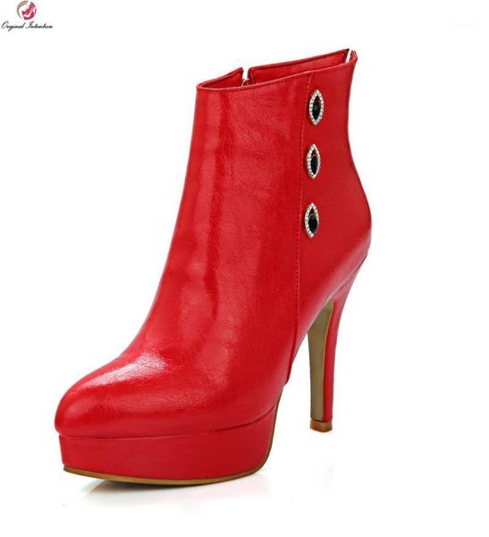 boots original intention women ankle nice thin heels high-quality black white grey red shoes woman plus us size 4-141
boots original intention women ankle nice thin heels high-quality black white grey red shoes woman plus us size 4-141