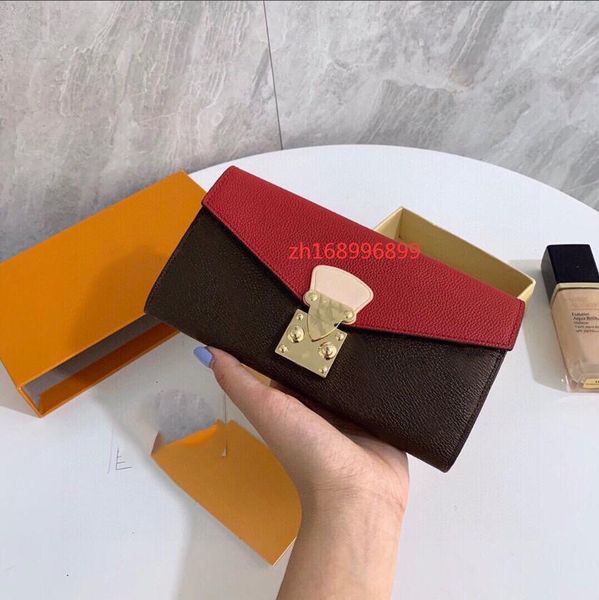 2021 wholesale wallet designer master wallet ladies 2-color designer coin card holder woman classic clasp wallet, Red;black
2021 wholesale wallet designer master wallet ladies 2-color designer coin card holder woman classic clasp wallet, Red;black