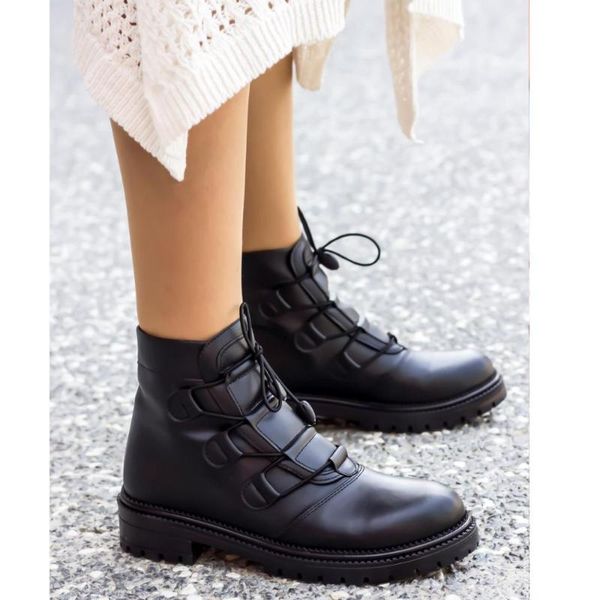 black color pu leather new season winter autmn 2021 fashion lace-up comfortable casual female lady women shoes boots
black color pu leather new season winter autmn 2021 fashion lace-up comfortable casual female lady women shoes boots