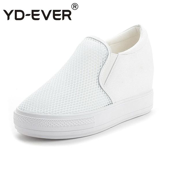 yd-ever women casual shoes platform wedges shoe hidden heel pumps lace mesh breathable sneakers woman high heels canvas shoes, Black
yd-ever women casual shoes platform wedges shoe hidden heel pumps lace mesh breathable sneakers woman high heels canvas shoes, Black