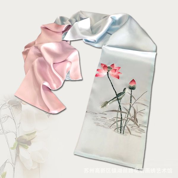 new design summer thin silk scarf flower embroider long scarf for women 201103, Blue;gray
new design summer thin silk scarf flower embroider long scarf for women 201103, Blue;gray
