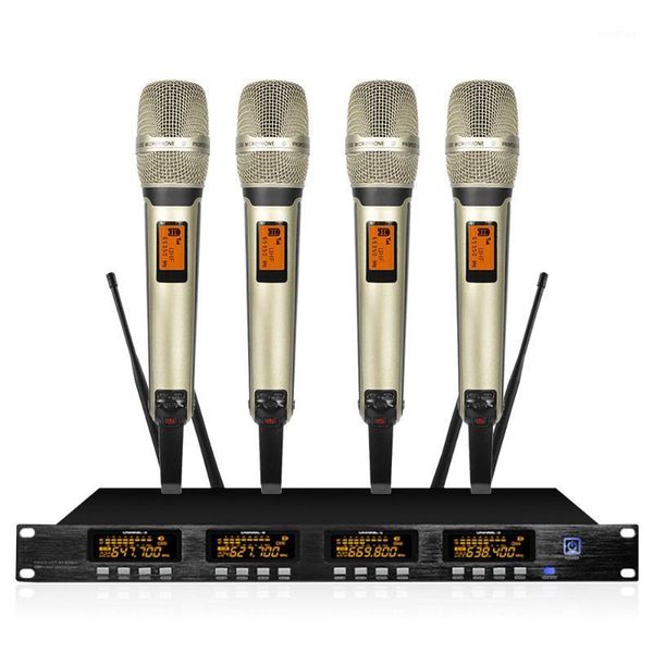 uhf wireless microphone system four metal handheld microphone stage karaoke party event wireless1
uhf wireless microphone system four metal handheld microphone stage karaoke party event wireless1