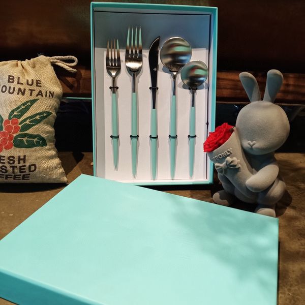 stainless steel five-piece knife and fork set steak cutlery household western tableware high quality
stainless steel five-piece knife and fork set steak cutlery household western tableware high quality