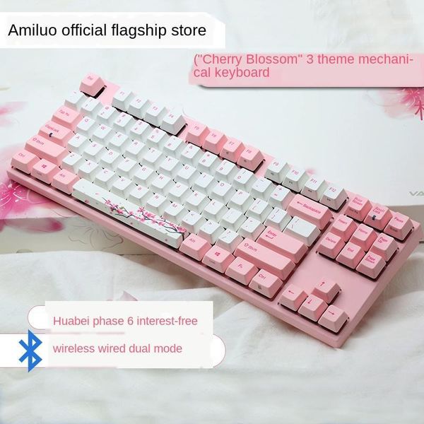 keyboards varmilo sakura cherry blossom mechanical keyboard pink 108 key green red axis game office wireless keyboard1
keyboards varmilo sakura cherry blossom mechanical keyboard pink 108 key green red axis game office wireless keyboard1