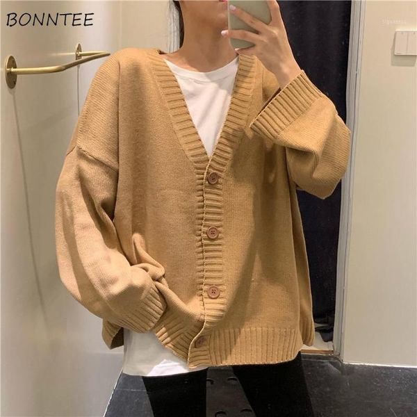 cardigan women v-neck harajuku simple bf daily jumper basic sweater baggy retro outwear preppy style popular student female1, White
cardigan women v-neck harajuku simple bf daily jumper basic sweater baggy retro outwear preppy style popular student female1, White