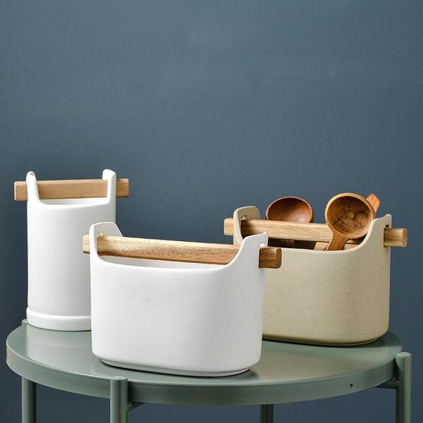 storage bottles & jars ceramic kitchen cutlery tube with drainer bottom gadgets tools organizer box accessories utensils conatiner holder ja
storage bottles & jars ceramic kitchen cutlery tube with drainer bottom gadgets tools organizer box accessories utensils conatiner holder ja